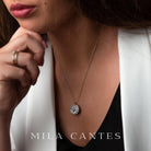LUNA LOCKET | Initial Letters | Sterling Silver - MILA CANTES